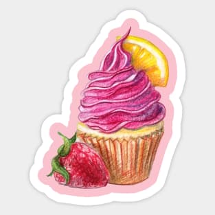 delicious cupcake Sticker